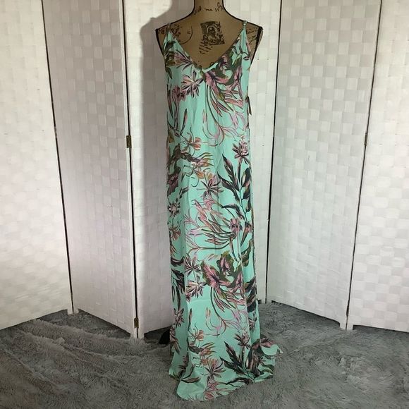 O'Neill floral maxi dress spring summer vacation beach size small - Picture 6 of 12